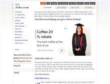 Tablet Screenshot of eirjobs.com